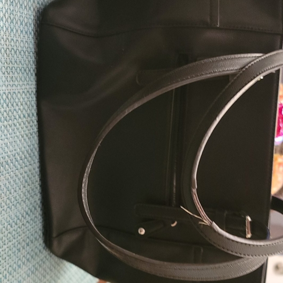 David Jones black tote purse used - Picture 2 of 3